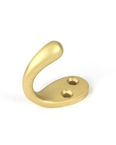 Satin Brass Celtic Single Robe Hook | 51306