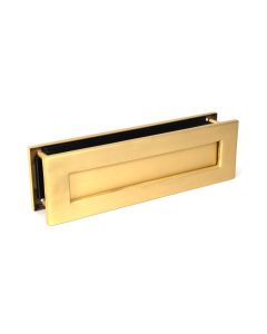 From the Anvil Satin Brass Traditional Letterbox | 51308