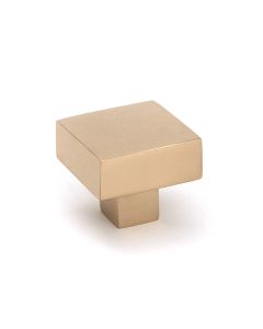Polished Bronze Albers Cabinet Knob - 30mm