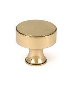Polished Bronze Scully Cabinet Knob - 38mm