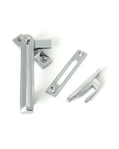 Polished Chrome Locking Art Deco Fastener - LH