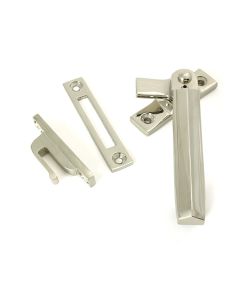 Polished Nickel Locking Art Deco Fastener - RH