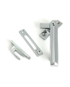 Polished Chrome Locking Art Deco Fastener - RH