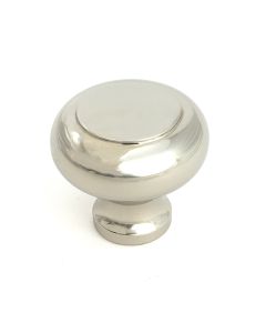 Polished Nickel Regency Cabinet Knob - Large