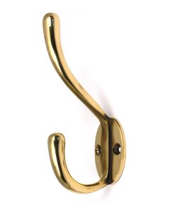 Aged Brass Newbury Hat & Coat Hook | 52218