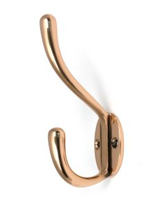 Polished Bronze Newbury Hat & Coat Hook | 52226