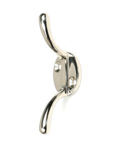 Polished Nickel Newbury Cleat Hook  |  52252