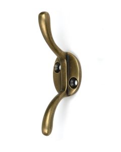Burnished Brass Newbury Cleat Hook  |  52254