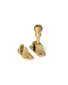Satin Brass Beehive Brighton Fastener (Radiused) | 52347