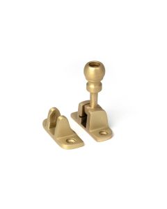 Satin Brass Mushroom Brighton Fastener (Radiused)  |  52348