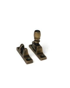 Burnished Brass Mushroom Brighton Fastener - Narrow (Square)  |  52352