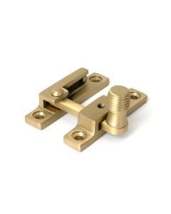 Satin Brass Beehive Quadrant Fastener - Narrow  |  52363