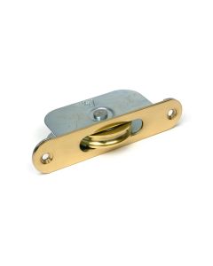 Lacquered Brass Radiused Sash Pulley 75kg  |  52393
