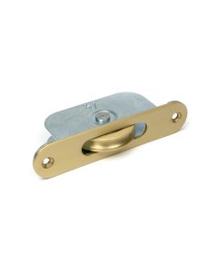 Satin Brass Radiused Sash Pulley 75kg | 52398
