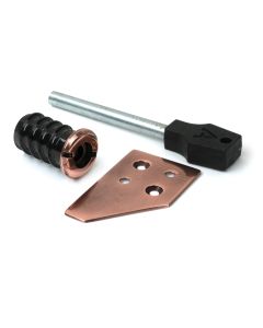Polished Bronze Key-Flush Sash Stop  |  52401