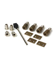Burnished Brass Secure Stops (Pack of 4)  |  52402