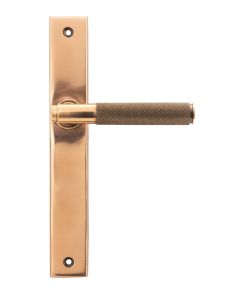 Polished Bronze Brompton Slimline Lever Espag. Latch Set  |  52417