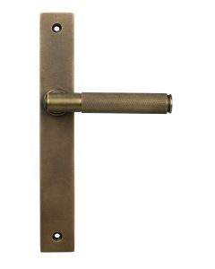 Burnished Brass Brompton Slimline Lever Espag. Latch Set  |  52418
