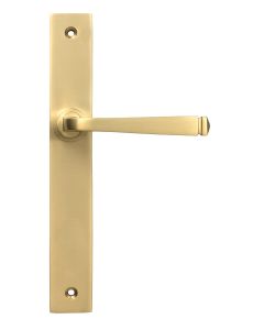 Satin Brass Avon Slimline Lever Latch Set  |  52431