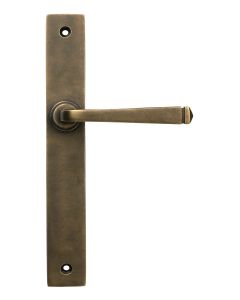 Burnished Brass Avon Slimline Lever Latch Set  |  52432