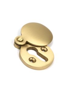 Satin Brass 30mm Round Escutcheon  |  52452