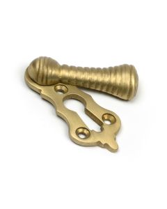 Satin Brass Beehive Escutcheon  |  52454