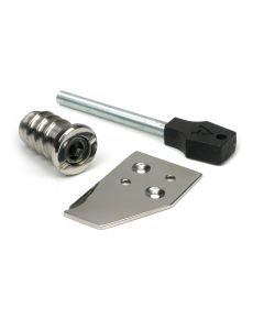 Polished Marine SS (316) Key-Flush Sash Stop  |  52474