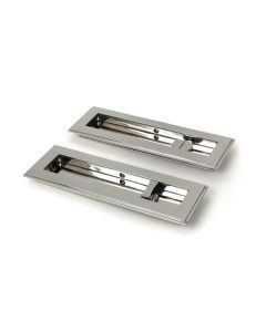 Polished Marine SS (316) 175mm Art Deco Rectangular Pull - Privacy Set  |  52497
