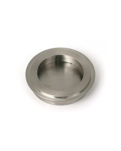 Satin Marine SS (316) 60mm Art Deco Round Pull | 52506