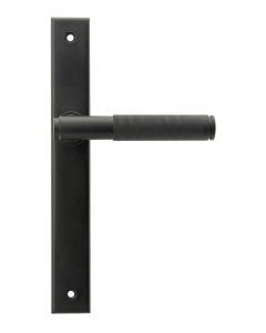 Matt Black Brompton Slimline Lever Espag. Latch Set  |  52540
