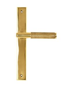 Polished Brass Brompton Slimline Lever Espag. Latch Set  |  52542