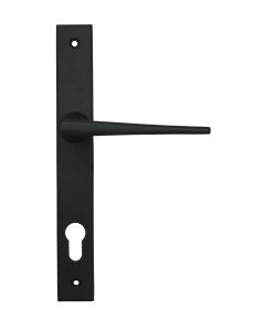 Matt Black Eaton Slimline Lever Espag. Lock Set  |  52606