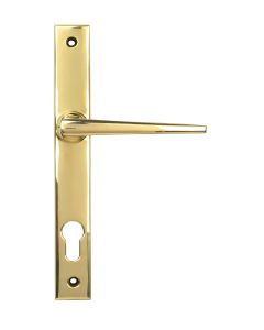 Polished Brass Eaton Slimline Lever Espag. Lock Set | 52607