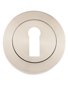 Satin Nickel Round Standard Key Escutcheon | 63651