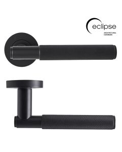 Eclipse Insignia Matt Black Knurled Lever Handle | 63231