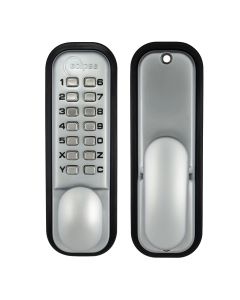 ED20 Satin Chrome Easy Code Change Push Button Digital Lock |70253
