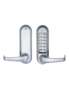 Eclipse ED50 Satin Chrome Heavy Duty Passage Free Push Button Digital Lock |  70262