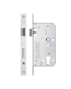 Ultimate Satin Stainless Steel 60mm DIN Euro Sashlock - Square | IXL7260EPSSS