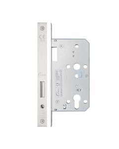 Ultimate Satin Stainless Steel 55mm DIN Euro Deadlock - Square | IXL0055EPSSS