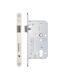 Ultimate Satin Stainless Steel 60mm DIN Euro Sashlock - Radius | IXL7260EPSSS/R