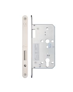 Ultimate Satin Stainless Steel 60mm DIN Euro Deadlock - Radius | IXL0060EPSSS/R