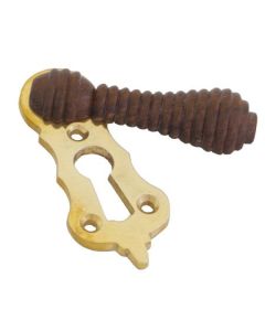 From the Anvil Rosewood & Brass Beehive Escutcheon & Cover | 83555