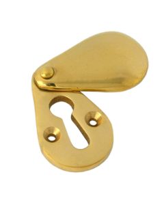 From the Anvil Polished Brass Plain Escutcheon & Cover | 83557