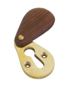 From the Anvil Rosewood & Brass Escutcheon & Cover| 83558