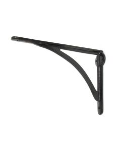 From the Anvil 174mm x 249mm Black Curved Shelf Bracket | 83784