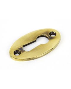 From the Anvil Aged Brass Oval Standard Escutcheon | 83818