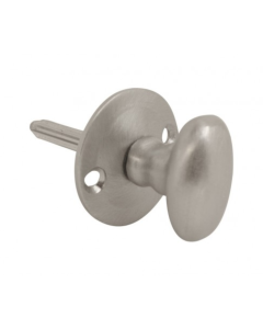 Satin Chrome Oval Thumbturn for use with mortice bolt
