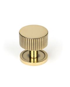 Anvil Aged Brass Judd 32mm Cabinet Knob (Plain) | 50380