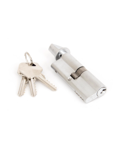 From the Anvil 80mm Satin Chrome Euro Cylinder & Thumbturn 40/40 | 90216