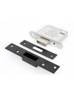 From the Anvil 76mm Black British Standard 5 Lever Deadlock | 91062